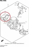 New Oem Suzuki King Quad 500 Throttle Body Cover. Fixed Price $34.95.