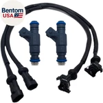 Set Of 2 Fuel Injector With Pigtail Harness Compatible Polaris Ranger Rzr. Fixed Price $39.57.