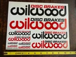 Wilwood Disc Brakes Sheet Of Stickers - For Car Truck Hotrod Custom Auto Usa. Fixed Price $5.00.
