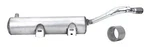 Muffler Silencer W/seal Fits Honda Replaces 18310-HM8-B40 18310-HM8-000. Fixed Price $114.00.