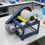 220V Lab Horizontal Mill 5L 350W With Ceramic Jar Alumina Balls Paint Glaze. Fixed Price $881.50.
