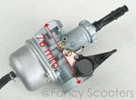 PZ22 Coleman AT125-EX AT125-U Manual Choke Carburetor. Fixed Price $22.49.