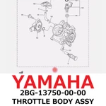 New Yamaha Genuine 2015-2019 WR250F Throttle Body Assy 2BG-13750-00-00. Fixed Price $855.99.