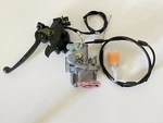 Carburetor & Throttle Lever Control Cable For Yamaha Badger 80 Yfm. Fixed Price $42.99.