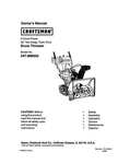 Owner Manual Sears Craftsman 9.0 Hp Snow Thrower Blower - Model 247.888550. Fixed Price $19.95.