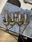 1976-77 Kawasaki KZ900 Kx Ltd KZ1000- Oem Mikuni Kogyo 26MM Carburetor Rack. Fixed Price $249.98.