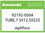 Kawasaki Oem Part 92192-0504 TUBE,7.5X12.5X225. Fixed Price $31.50.