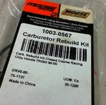 Honda TRX90 Moose Carb Kit 1003-0567 99-05 Atv. Fixed Price $40.00.