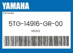 Yamaha Genuine Needle 5TG-14916-GR-00. Fixed Price $25.68.